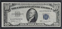 1953-B  $10 Silver Certificate   VF-30