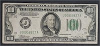 1934  $100 Federal Reserve Note   Kansas City  VF