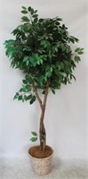 Large Faux Indoor Tree in Planter