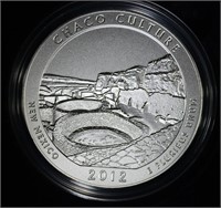 2012 5 OUNCE SILVER AMERICA THE BEAUTIFUL QUARTER