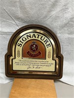 Signature Stroh Hard Plastic Sign #2