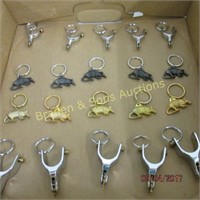 GROUP OF 20 WESTERN KEYCHAINS
