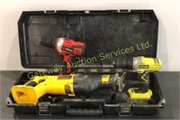 Dewalt Reciprocating Saw, Hyper Tough Drill,