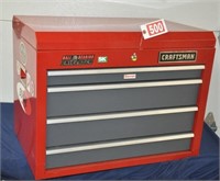 Crafts stackable (4) dr tool chest w/key