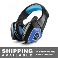 Hunterspider V-1 Pro gaming headset Blue And Black