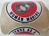 Woman Marine Stickers
