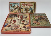 Lot of 4 Vintage Games and Puzzles