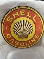 Shell Gasoline metal sign 11.5”