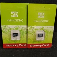 2 MicroSDHC Memory Card 128MB