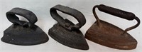 3 Antique Irons