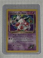 Pokemon Sabrina's Mr. Mime  Gym Challenge  59/132