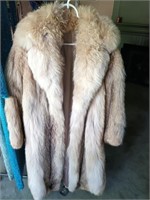Fur coat full length.  Look at the photos