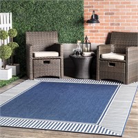 nuLOOM Asha Simple Border Indoor/Outdoor Area Rug