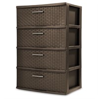 C365  Sterilite Weave 4 Drawer Tower