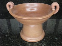 9" Diameter Ceramic Pedistal Dish