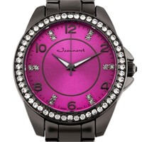 Elegant Crystal Bezel Ladies Watch