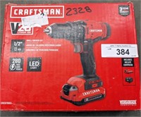 CRAFTSMAN LITHIUM 20 V DRILL W/ BATTERY AND