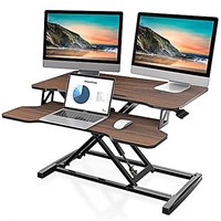 FITUEYES Height Adjustable Standing Desk 32 Wide