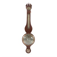 William IV mahogany banjo barometer