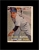 1957 Topps #268 Jackie Collum P/F to GD+