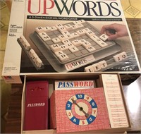 Board Games - Upwords and Password