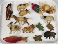ASSORTED LOT OF VARIOUS CELLULOID ANIMALS