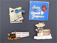 VINTAGE JAYCEE PINS