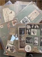 ANTIQUE SCRAPBOOK PAGES