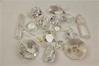 APPROX 30 ASSORTED CRYSTAL PRISMS - BRAND NEW