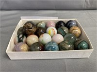 Agate Swirl Shooter Marbles