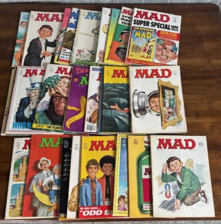 Collection of Mad Magazines 1960's-70's