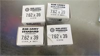 NEW in box 7.62 x 39 (4 boxes) 80 Rounds