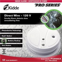 *NEW* Pack of 2 120V Photoelectric Smoke Detectors