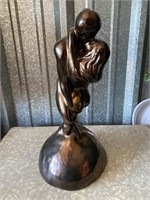 Embracing Couple The Lovers Glazed Bronze