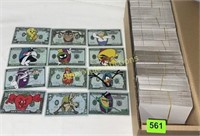 Looney Tunes vending machine stickers approx.