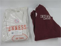 2 New Indiana & Tennessee Football Shirts