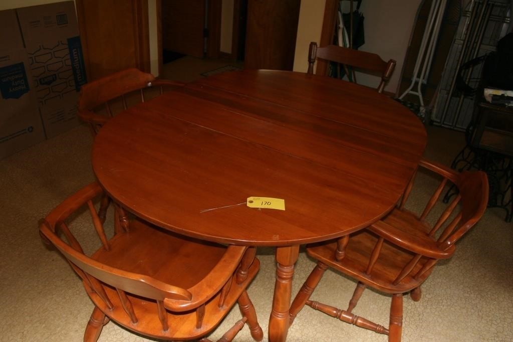 Table and 4 chairs