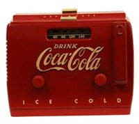 Coca Cola Point of Purchase Display Inc Tube Radio