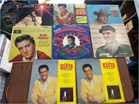 8 Elvis vinyl record albums