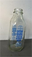 Millers milk bottle
