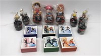 14pc Naruto Lot  Coin Bank Minis Assorted
