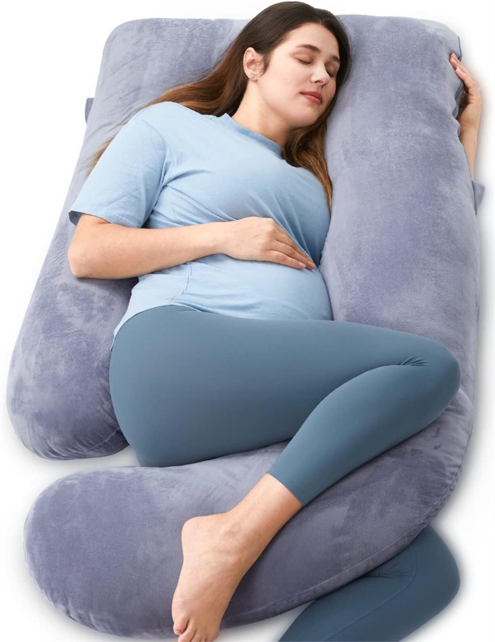 Momcozy Pregnancy Pillows for Sleeping, U Shaped F