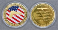 (2) 2nd Amendment Coins in Good Condition.