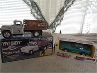 1957 Chevy stake truck & Downtown Classics