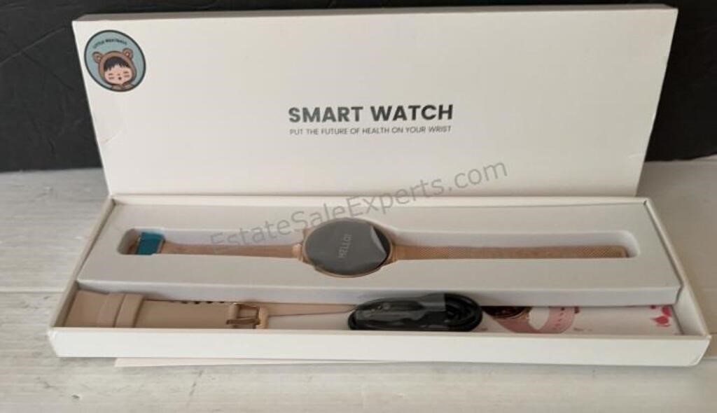 SMART WATCH New in Box Rose Gold Toned Face and