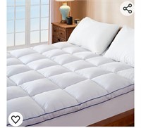 Quilted Fitted Pillow TopCoolingMattress Protector