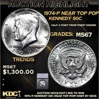 ***Auction Highlight*** 1974-p Kennedy Half Dollar