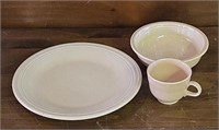 VTG Fiesta Plate, Bowl & Cup