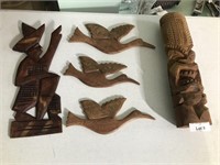 Carved Wood Decorations