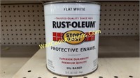 Rust-Oleum Protective Enamel Flat White lot of 1